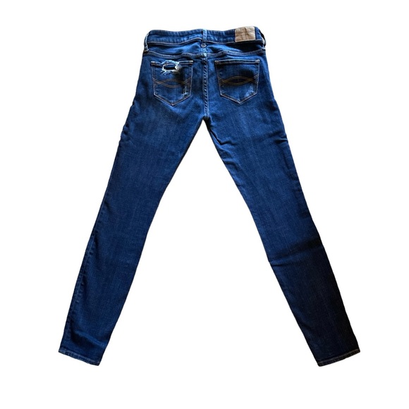 Abercrombie Sz:25Wx31L Super Skinny Distressed Blue Jeans - Picture 3 of 7